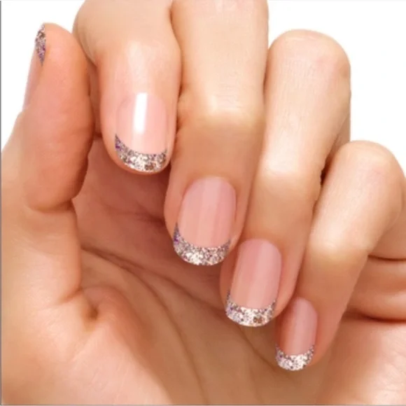 *Retired, HTF* Color Street: Tokyo Twinkle | French Rose Gold Metallic Pink - Picture 9 of 11